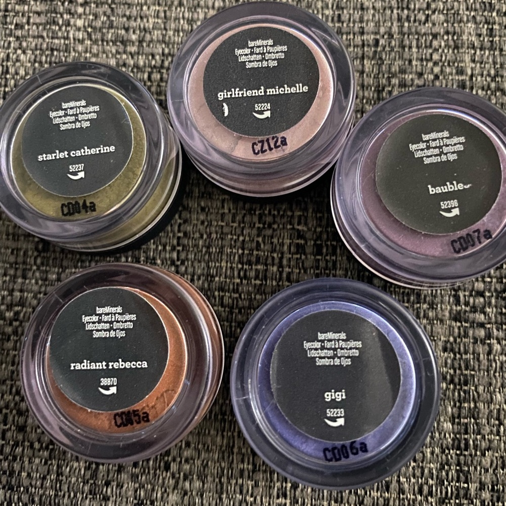 bareMinerals lot of 5  Eyeshadow 0.57g choose shades New and seleade